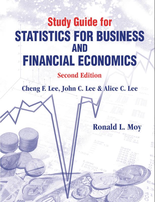 STUDY GUIDE FOR STAT FOR BUSINESS & FINA by Moy Ronald L