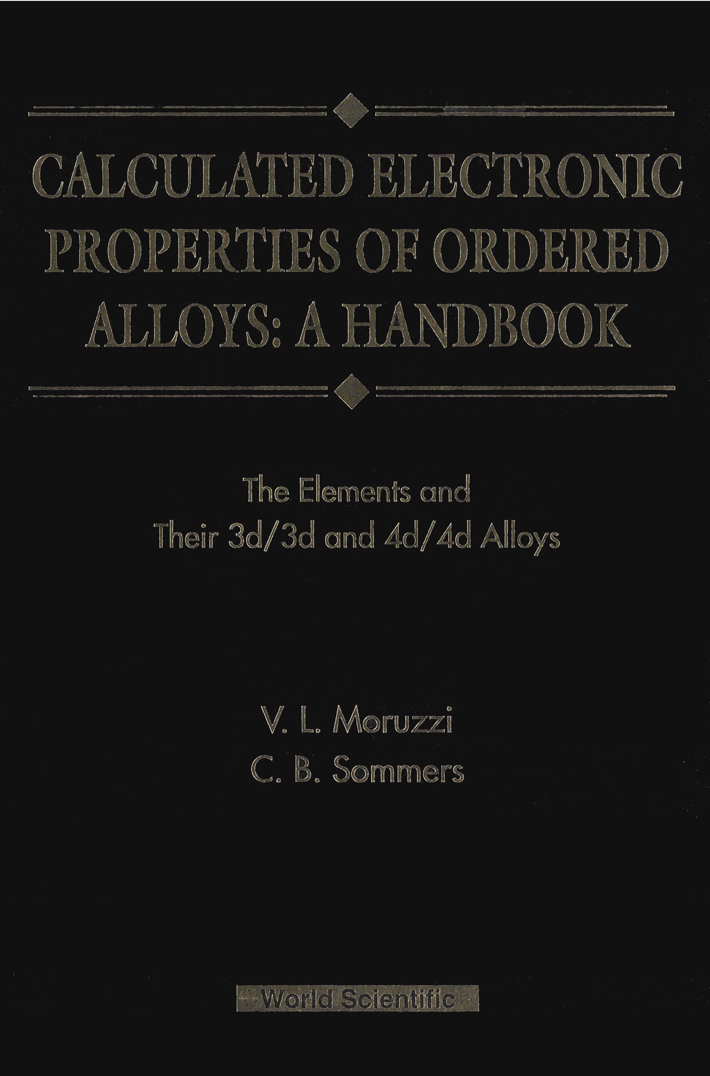 CALCULATED ELECTRONIC PROPERTIES OF...