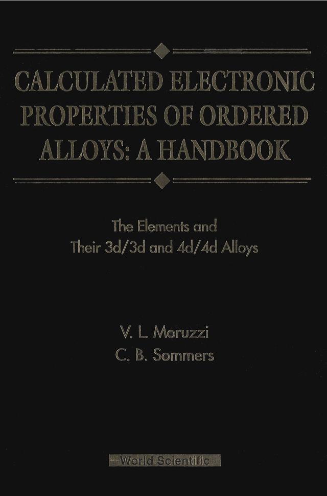 CALCULATED ELECTRONIC PROPERTIES OF... by Moruzzi V L, Sommers C B