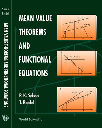 MEAN VALUE THEOREMS & FUNCTIONAL EQN