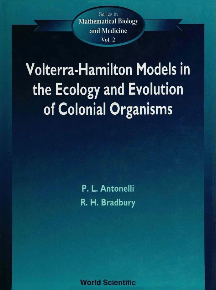VOLTERRA-HAMILTON MODEL IN ECOLOGY..(V2)