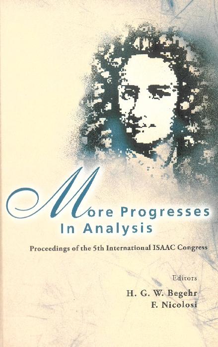 MORE PROGRESSES IN ANALYSIS