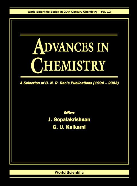 ADVANCES IN CHEMISTRY              (V12)