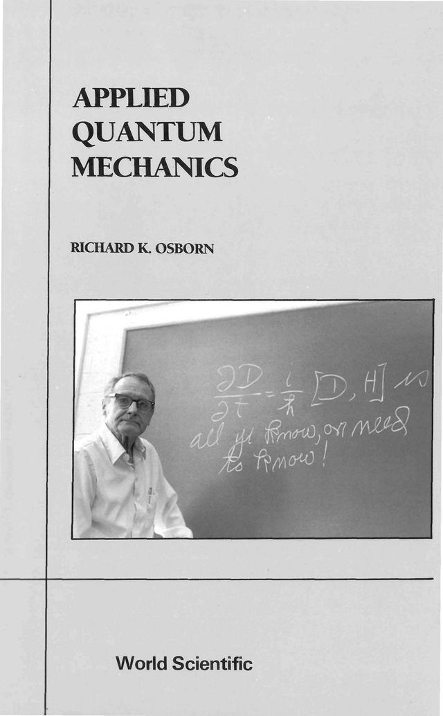 APPLIED QUANTUM MECHANICS          (V13) by R Osborn