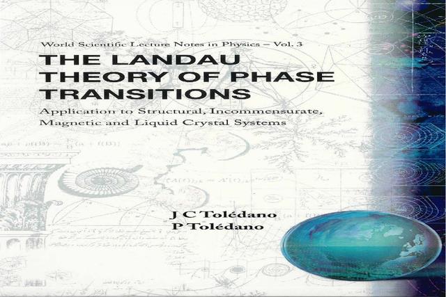 LANDAU THEORY OF PHASE TRANSITIONS  (V3) by J C Tol??dano, P Tol??dano;;;