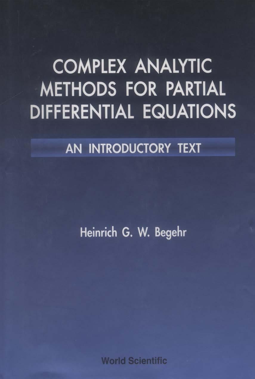COMPLEX ANALYTIC METHODS FOR PARTIAL...