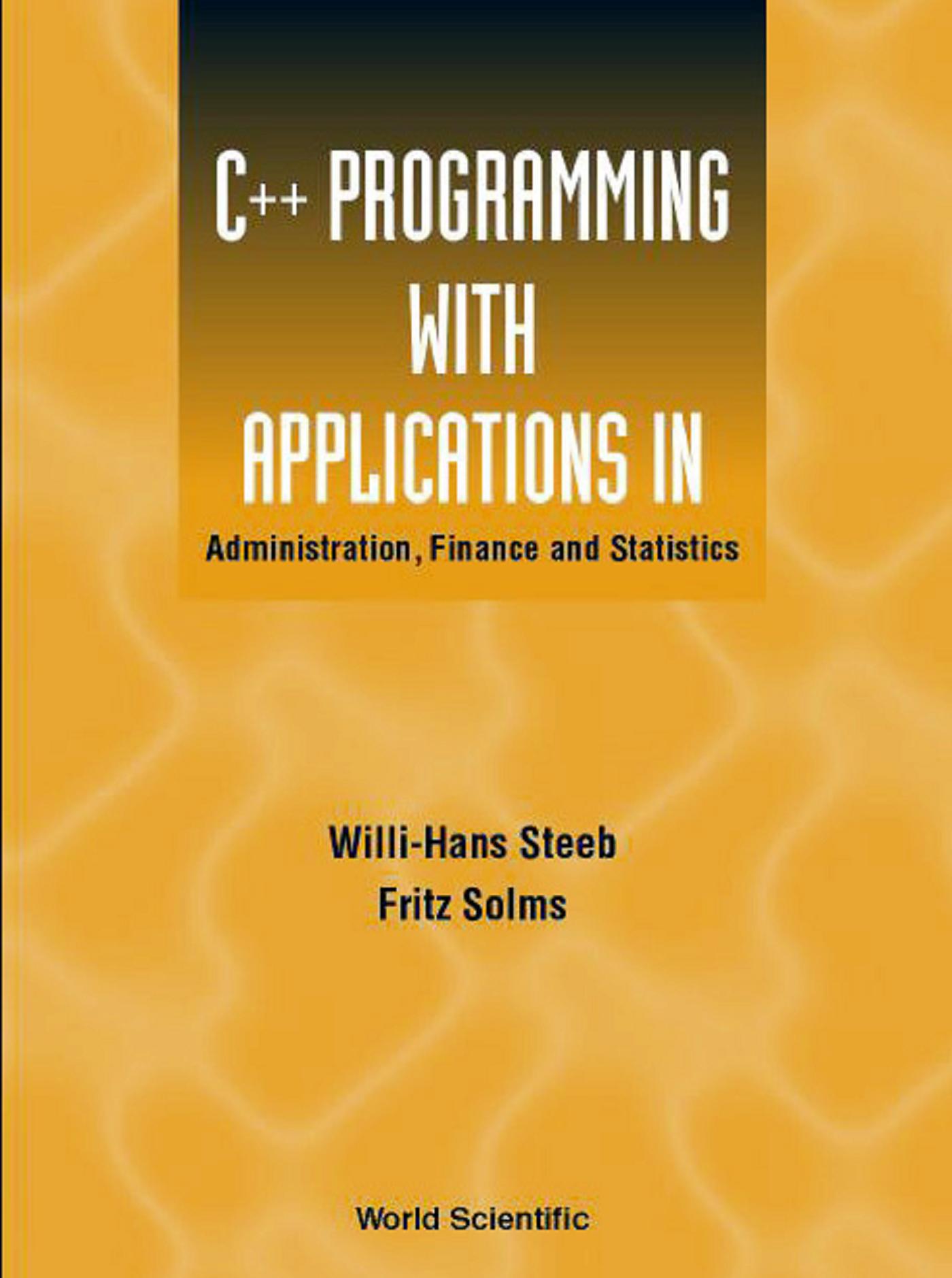 C++ PROGRAMMING WITH APPLNS IN...