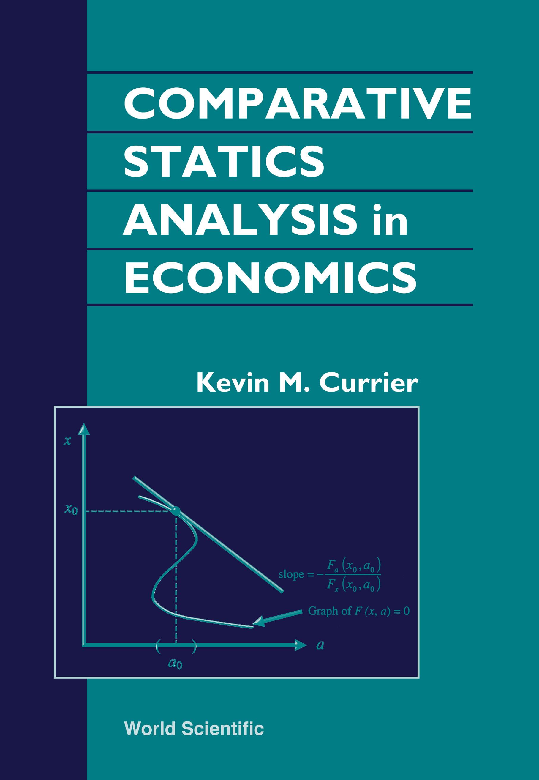 COMPARATIVE STATICS ANALYSIS IN ECON....