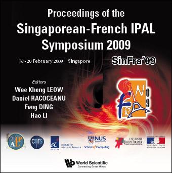 Proceedings Of The Singaporean-french Ipal Symposium 2009 - Sinfra'09 (Cd-rom)