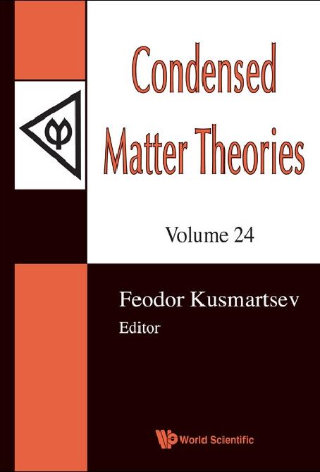 CONDENSED MATTER THEOR [W/ CD] by Kusmartsev Feodor V