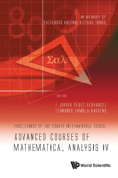 ADV COURSES OF MATHEMATICAL ANALYSIS IV