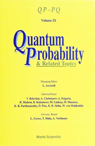 QUANTUM PROBABILITY & RELATED TOPICS by Accardi Luigi