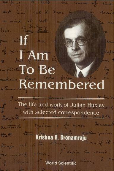 IF I AM TO BE REMEMBERED:CORRESPONDENCE
