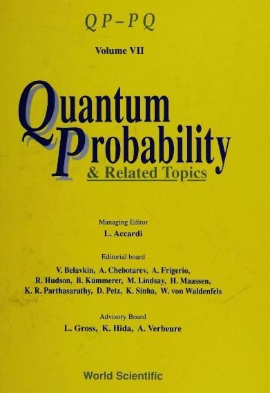 QUANTUM PROBABILITY & RELATED TOP...(V7) by Accardi Luigi