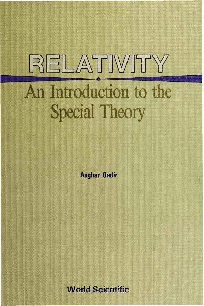 RELATIVITY:AN INTRO TO THE SPECIAL THEOR