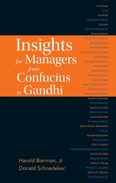 INSIGHT FOR MNGR FR CONFUCIUS TO GANDHI
