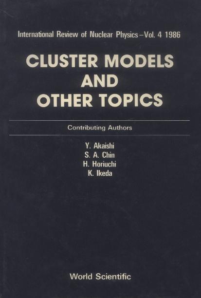 CLUSTER MODELS & OTHER TOPICS       (V4)