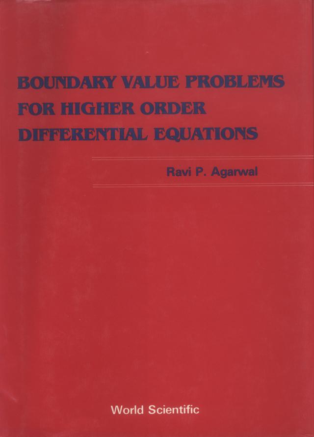 BOUNDARY VALUE PROB FOR HIGHER ORDER DIF by Ravi P Agarwal