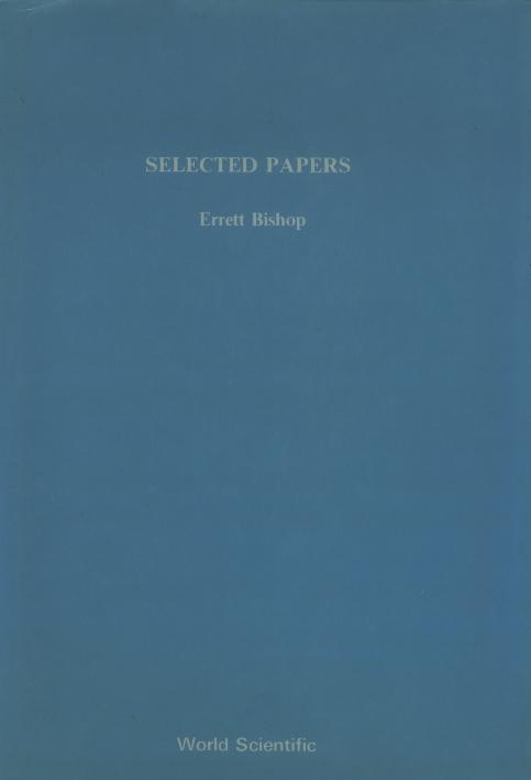 SELECTED PAPERS OF ERRETT BISHOP