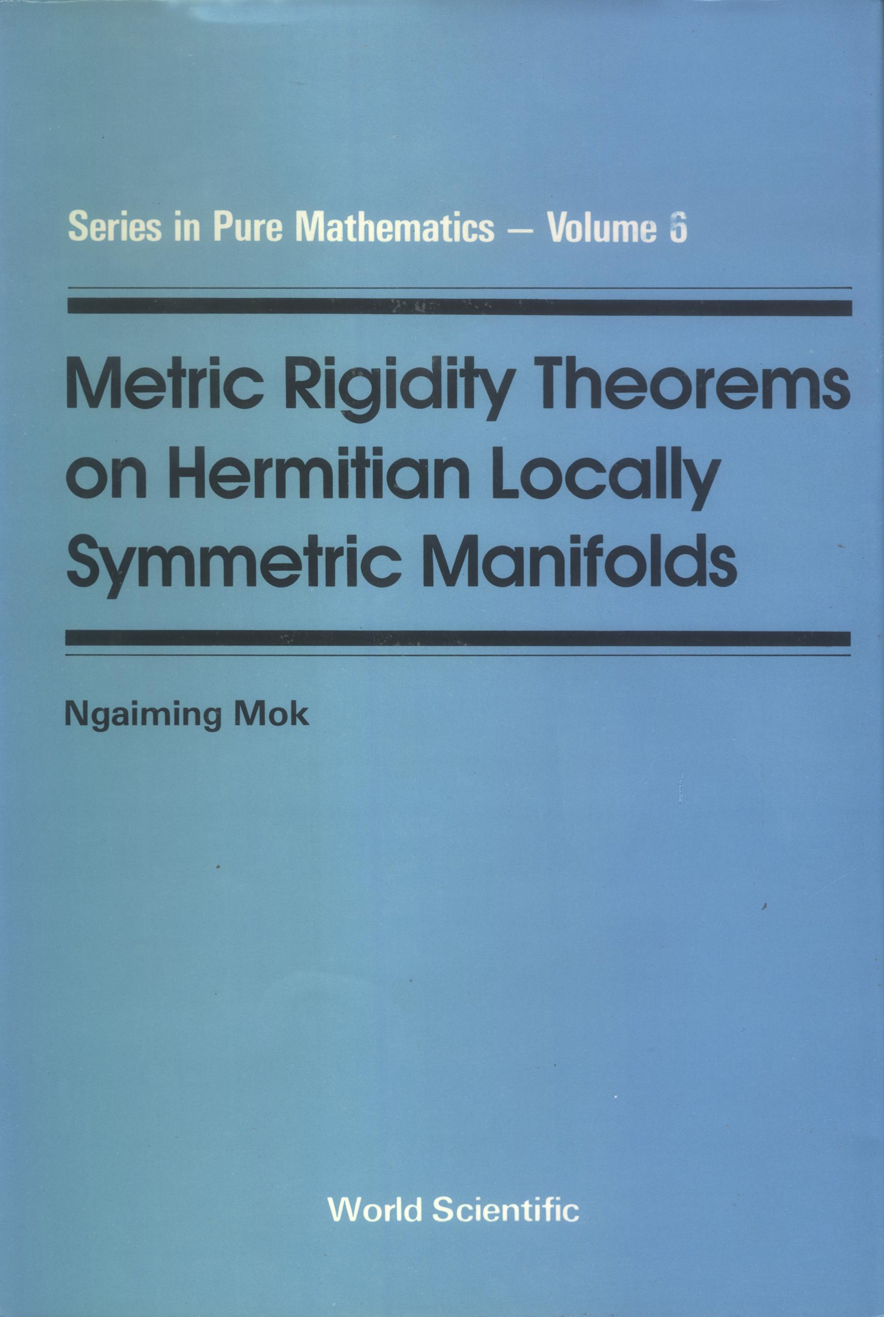 METRIC RIGIDITY THEOREMS ON...      (V6)