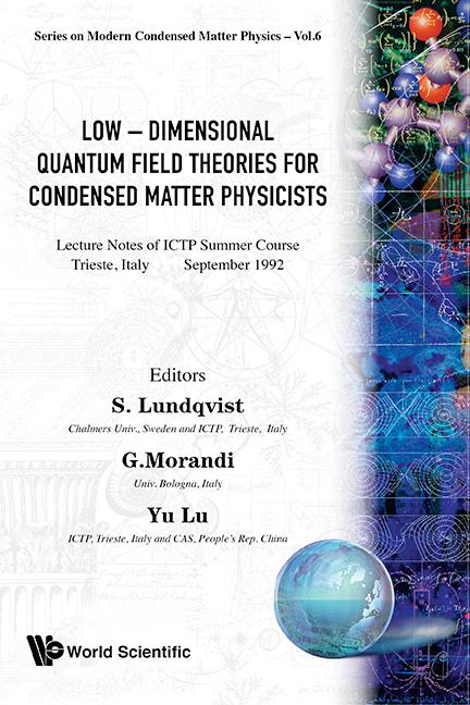 LOW-DIMENSIONAL QUAN FIELD THEORY...(V6) by Lundqvist Stig, Morandi Giuseppe, Yu Lu