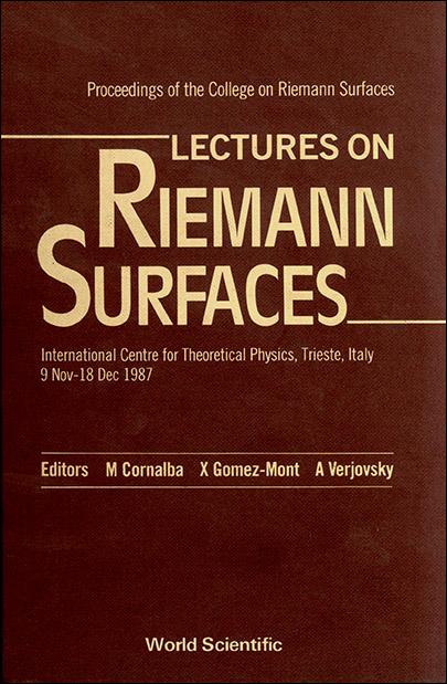 RIEMANN SURFACES-LECTURES ON  (P/H)