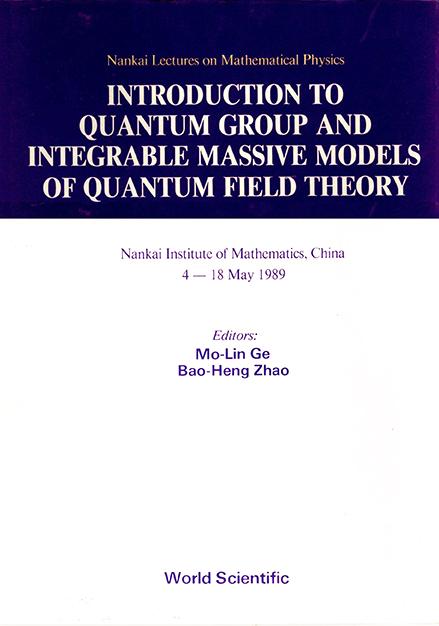 INTRO TO QUANTUM GROUP & INTEGRABLE....