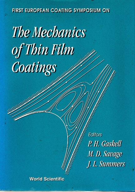 MECHANICS OF THIN FILM COATING