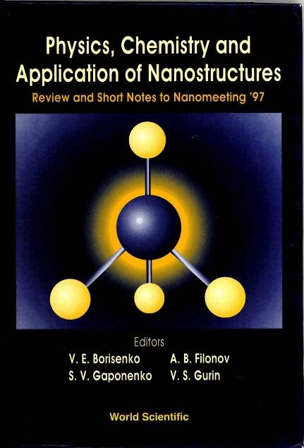 PHYS,CHEMISTRY & APPLN OF NANO 97 by Borisenko Victor E, Filonov Andrew B, Gaponenko Sergei Vasil'evich