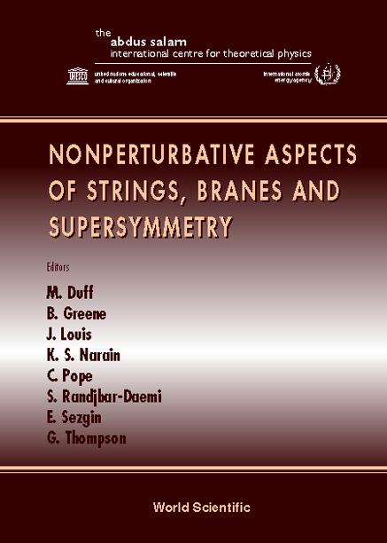 NONPERTURBATIVE ASPECTS OF STRINGS,... by Duff Michael James, Sezgin Ergin, Thompson George