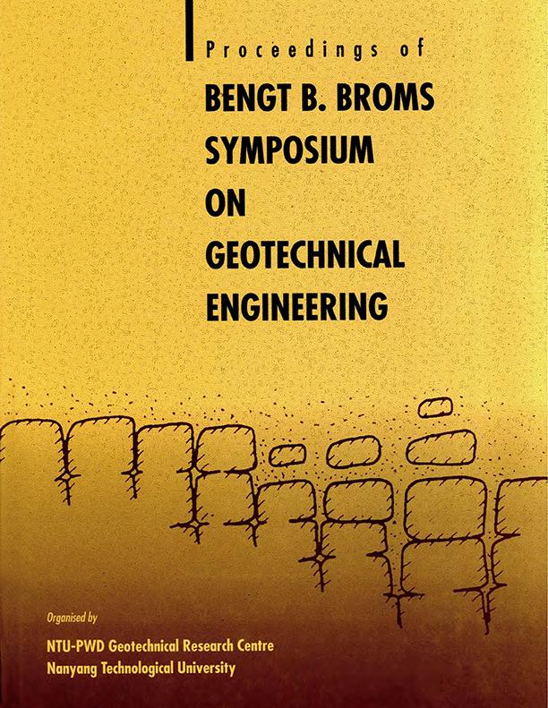 BENGT B BROMS SYMP ON GEOTECHNICAL ENGRG