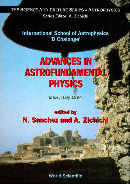 ADV IN ASTROFUNDAMENTAL PHYSICS
