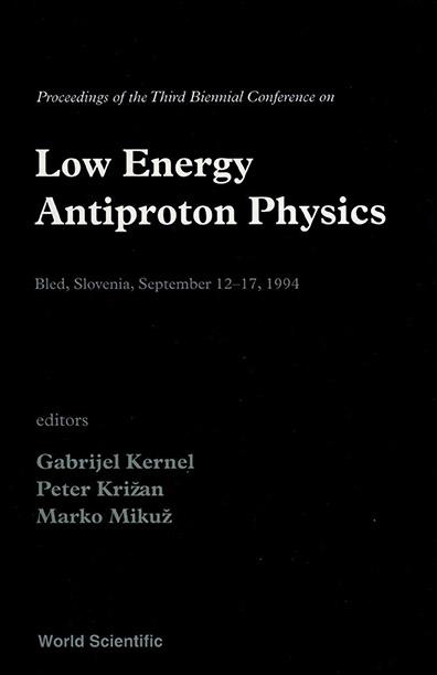 LOW-ENERGY ANTIPROTON PHYSICS (P/H)