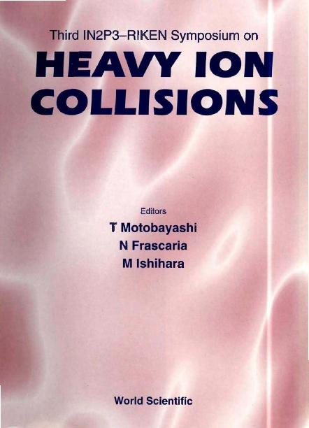HEAVY ION COLLISIONS