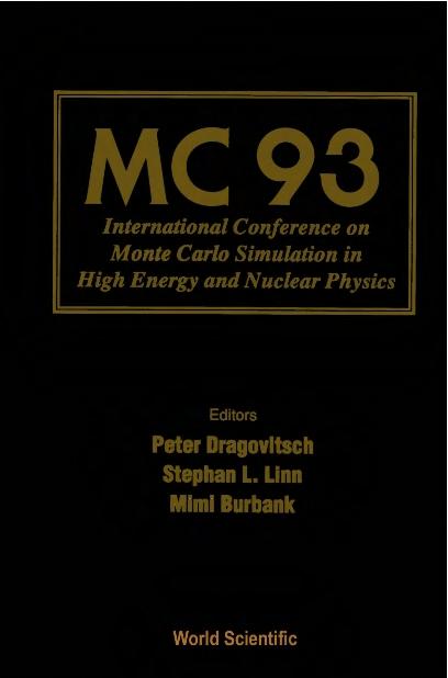 MC 93-PROF OF THE 1993 MONTE CARLO... by Burbank Mimi, Dragovitsch Peter, Linn Stephan L