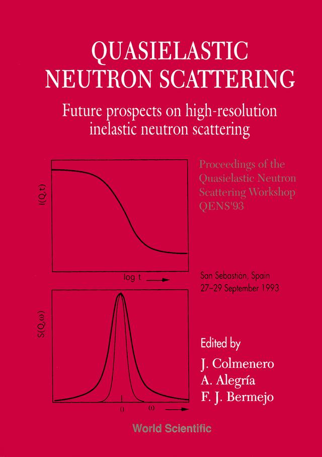 QUASIELASTIC NEUTRON SCATTERING  (P/H) by Alegria A, Bermejo F J, Colmenero J