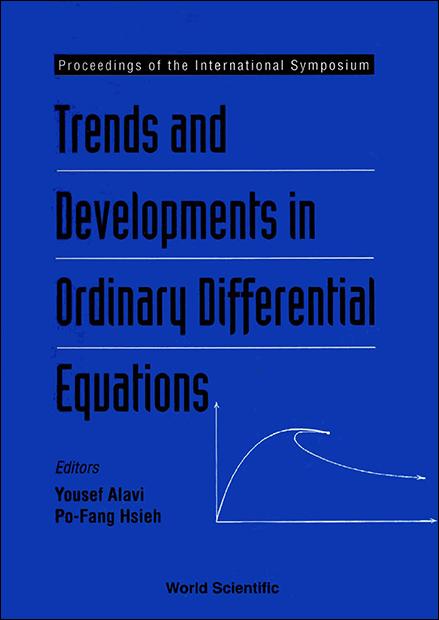 TRENDS & DEVELP IN ORDINARY DIFFERENTI by Alavi Yousef, Hsieh Philip Po-fang