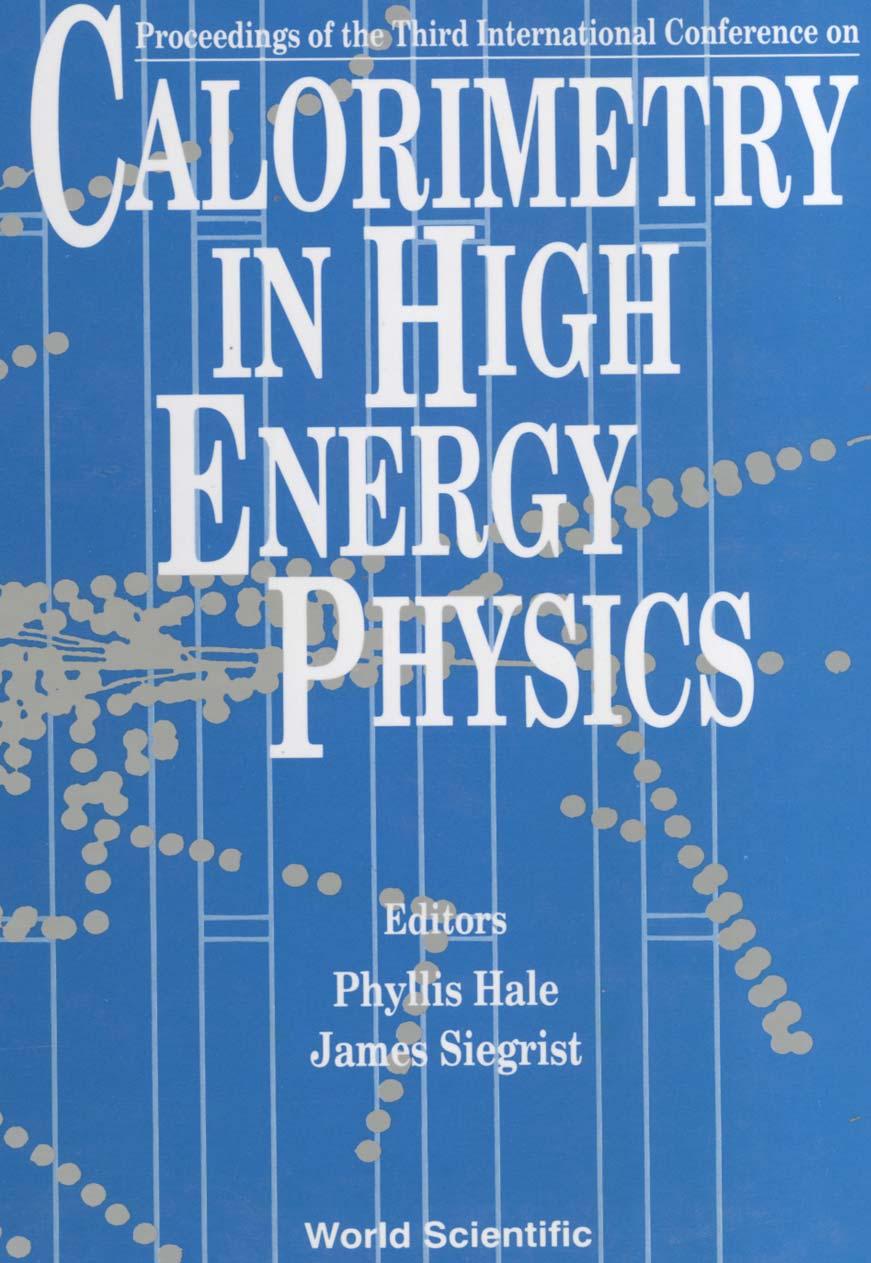 CALORIMETRY IN HIGH ENERGY PHYS-3RD
