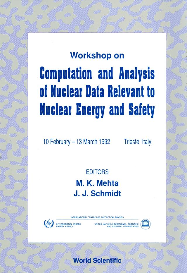 COMPUT & ANAL OF NUCL DATA-RELEVANT... by Mehta M K, Schmidt J J