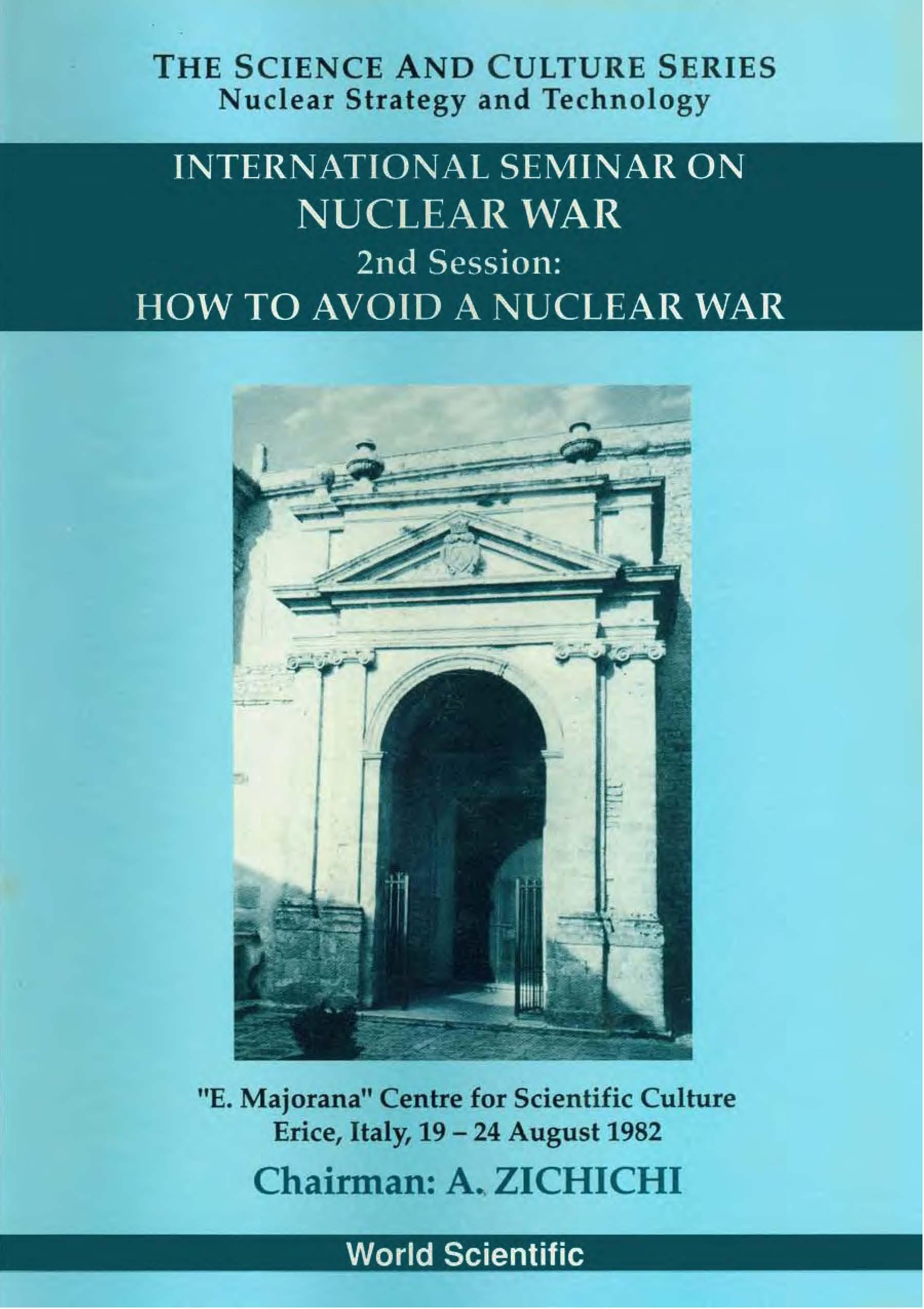 HOW TO AVOID A NUCLEAR WAR    (P/H)