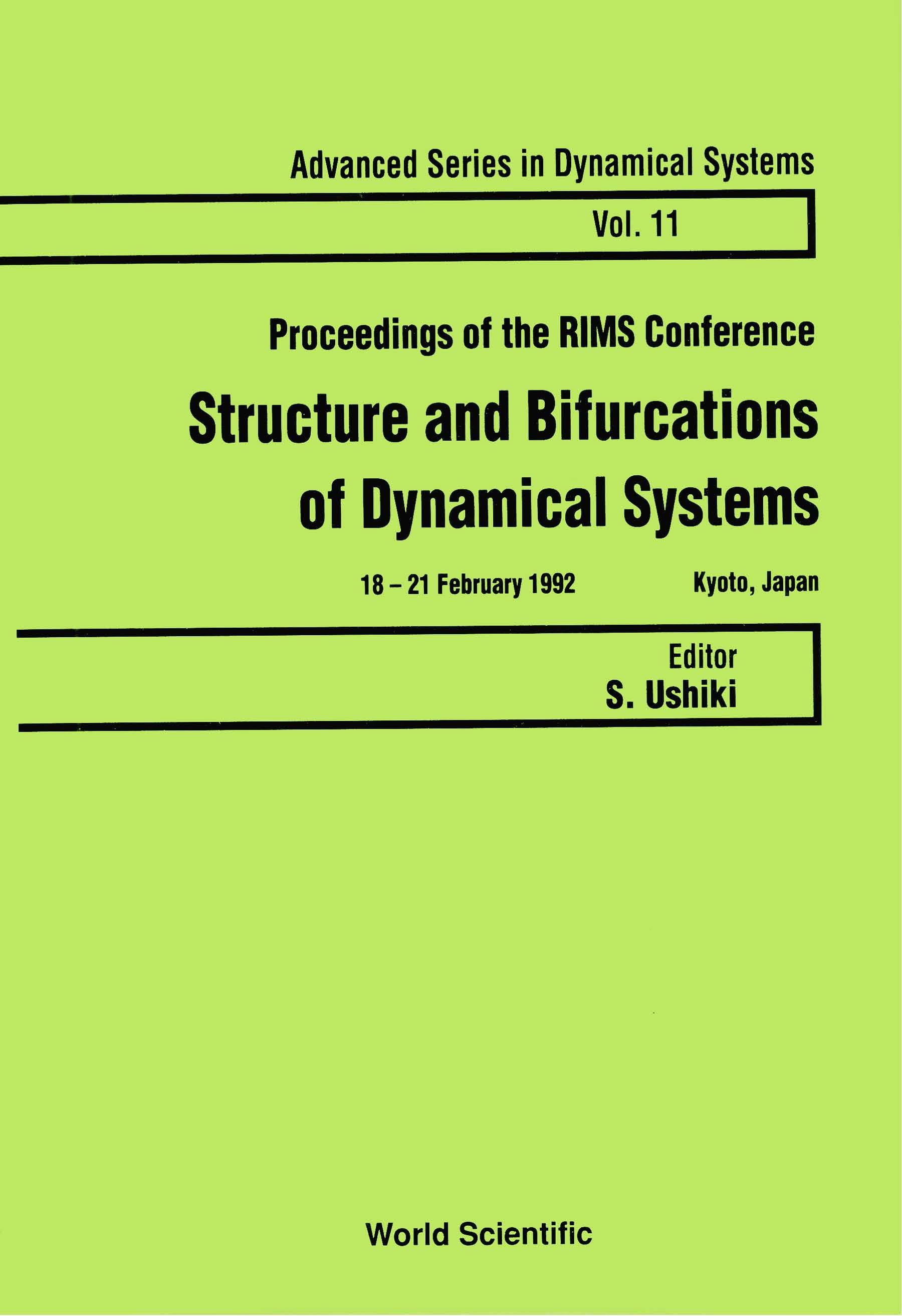 STRUCTURE & BIFURCATIONS OF...     (V11)