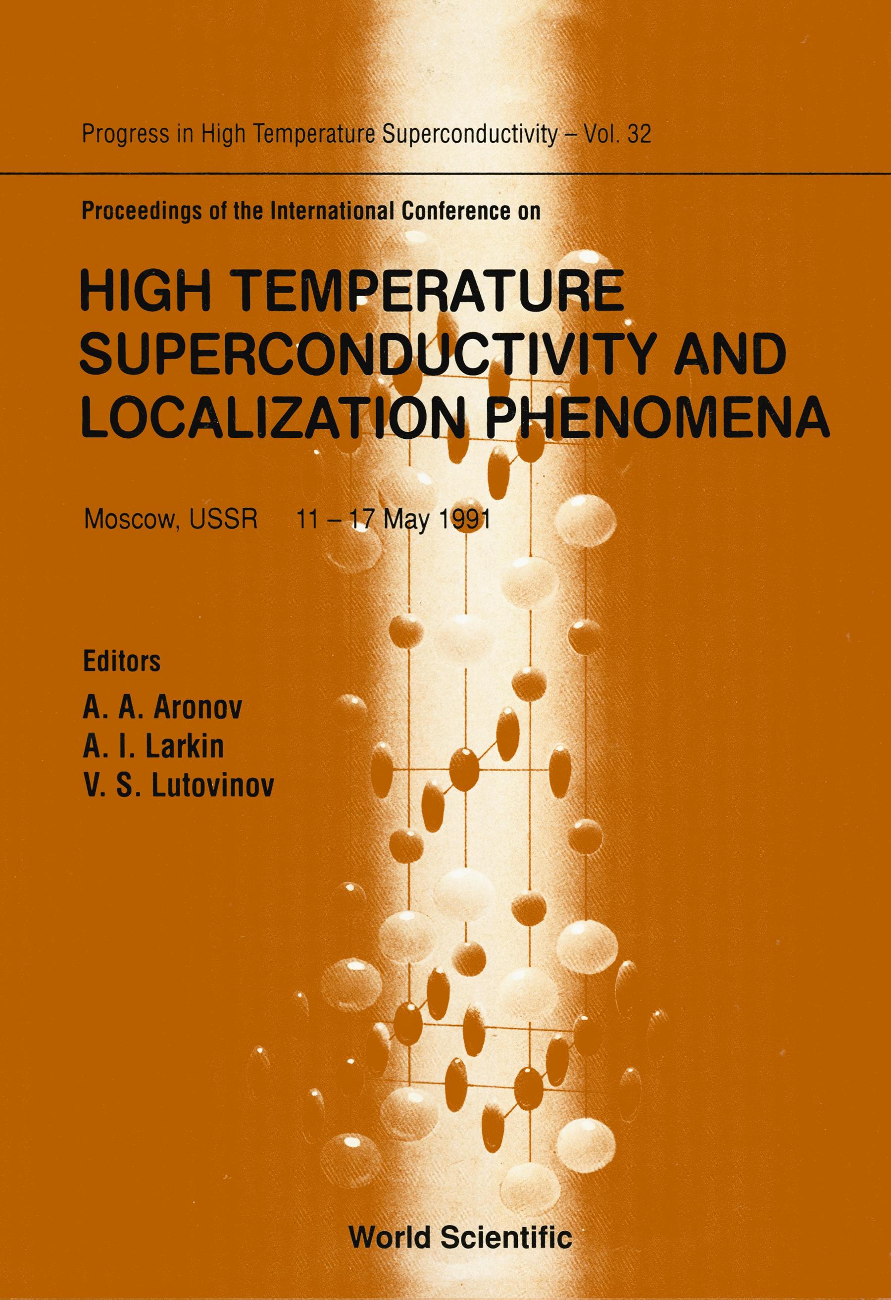 HIGH TEMP SUPERCONDUCTIVITY &...   (V32)