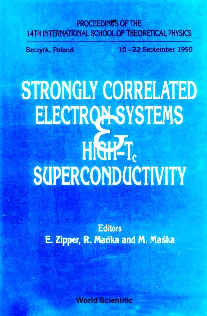 STRONGLY CORRELATED ELECTRON SYSTEMS ... by Manka R, Maska M, Zipper L Zbieta