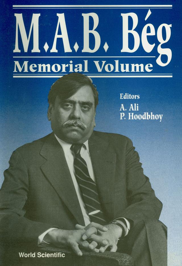 MAB.BEG MEMORIAL VOLUME,THE   (P/H) by Ali A, Hoodbhoy Pervez
