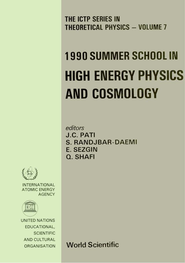 HIGH ENERGY PHYSICS &...1990        (V7) by Pati Jogesh C, Randjbar-daemi Seifallah, Sezgin Ergin