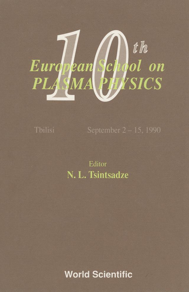PLASMA PHYSICS (10TH EUROPEAN SCHOOL)  ( by Tsintsadze N L