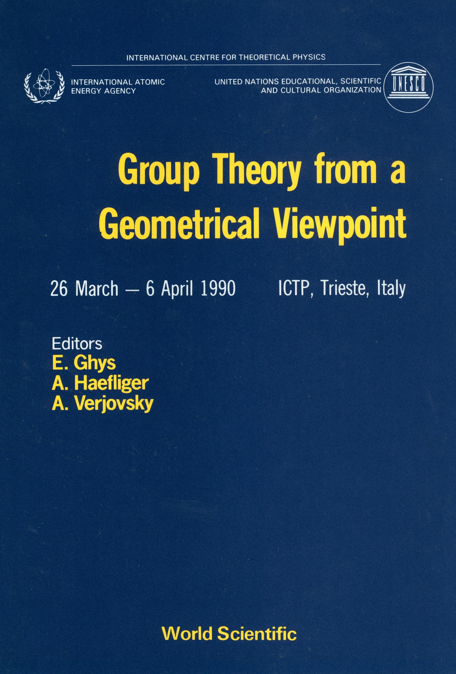 GROUP THEORY FR A GEOMETRICAL VIEWPOINT
