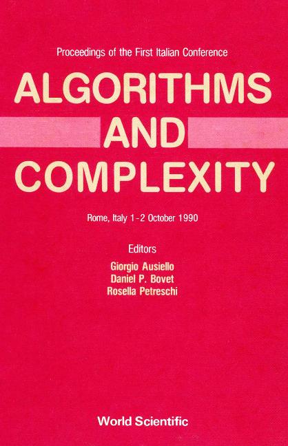 ALGORITHMS AND COMPLEXITY     (P/H)