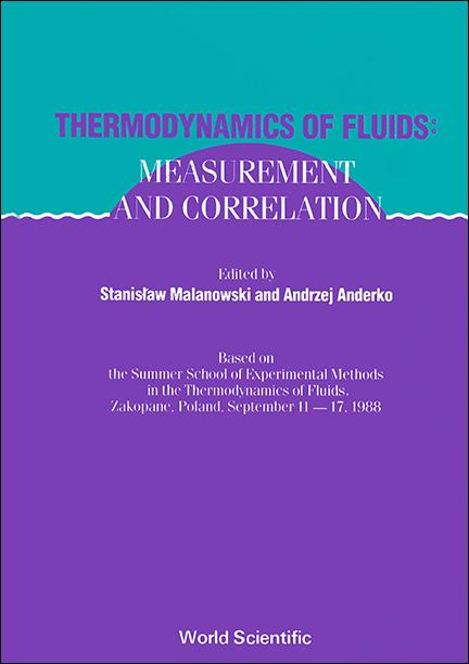 THERMODYNS OF FLUIDS:MEASUREMENT &... by Anderko A, Malanowski Stanislaw Kajetan