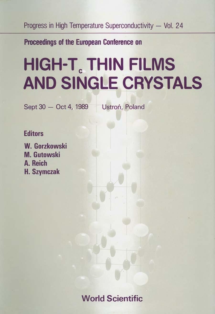 HIGH-Tc THIN FILMS & SINGLE CRYSTAL(V24)
